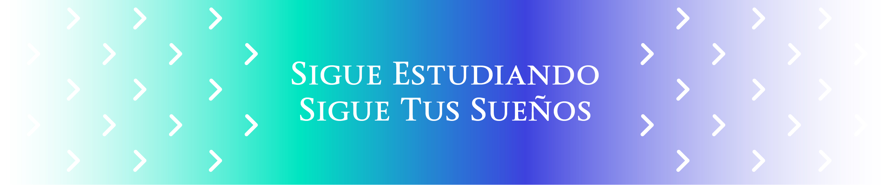 Sigue estudiando, sigue tus sueñ;os